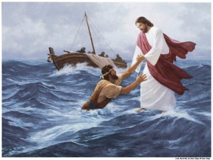 Jesús-camina-agua-mormón