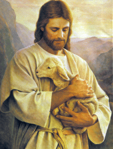 Jesús-sosteniendo-un-carnero-mormón