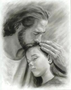 Jesús con niña